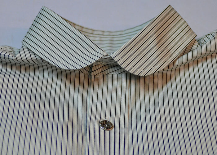 Sky Blue with Black Stripe Men's Dakota Shirt