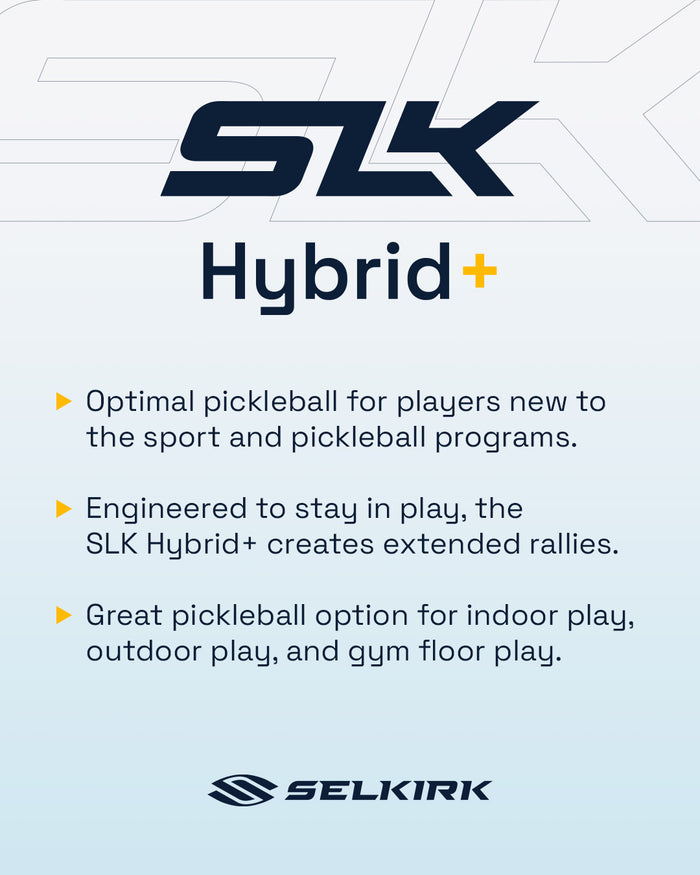Selkirk SLK Hybrid+ Pickleball Balls - 12 pack.