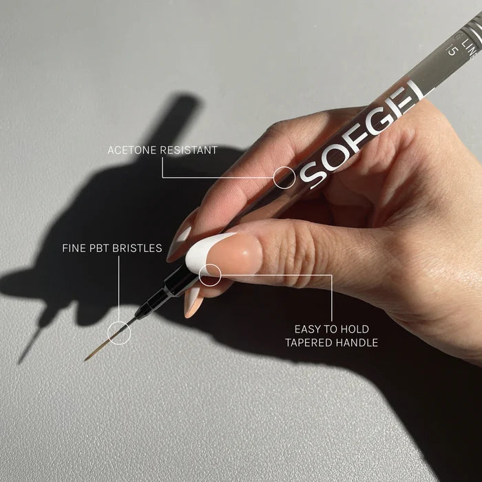 SOFGEL Long Liner Brush, 15 mm