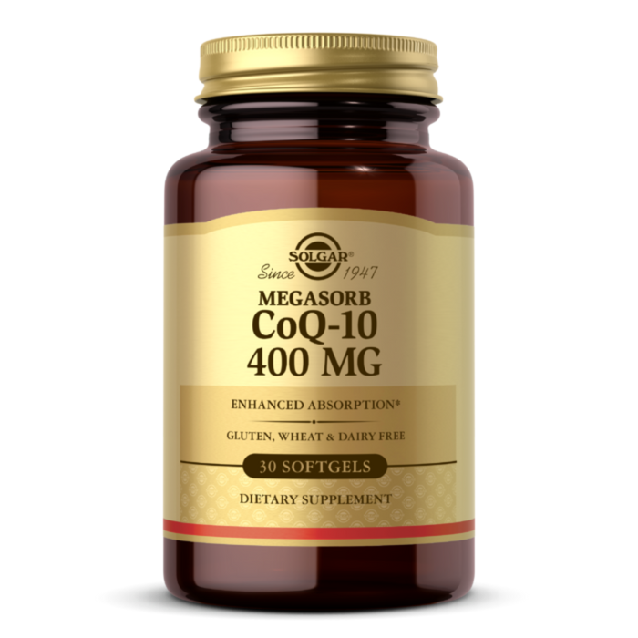 SOLGAR MEGASORB COQ-10 400 MG SOFTGELS
