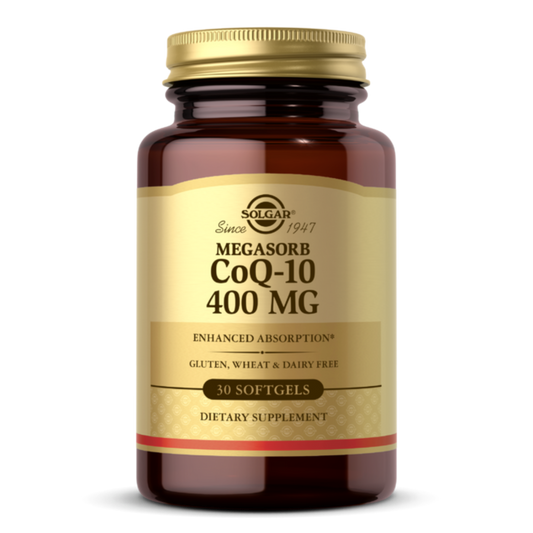 SOLGAR MEGASORB COQ-10 400 MG SOFTGELS