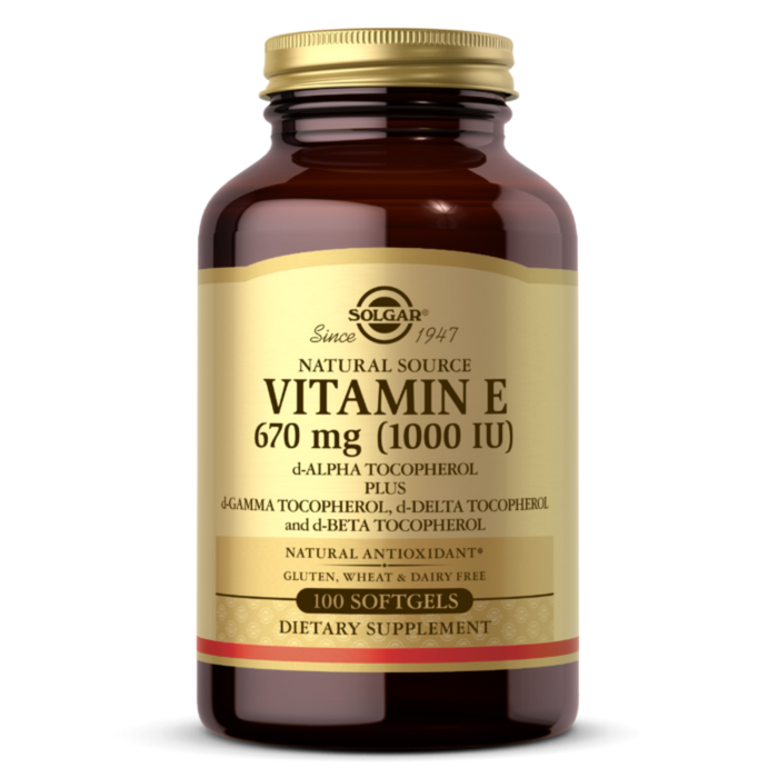 SOLGAR VITAMIN E 670 MG (1000 IU) MIXED SOFTGELS (D-ALPHA TOCOPHEROL & MIXED TOCOPHEROLS)
