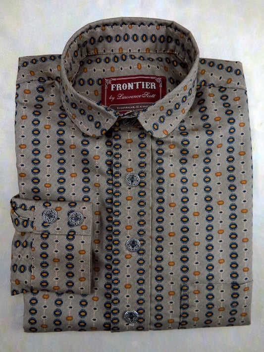 Southwest Medallion Brown Dakota Shirt