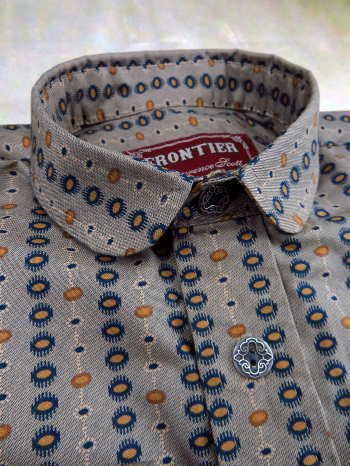 Southwest Medallion Brown Dakota Shirt
