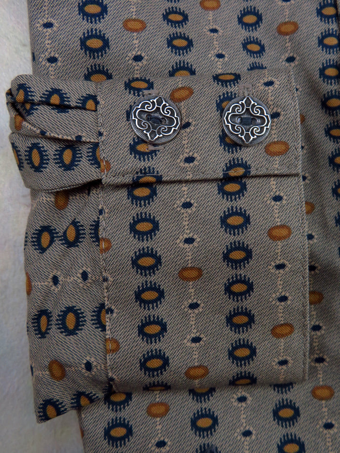 Southwest Medallion Brown Dakota Shirt