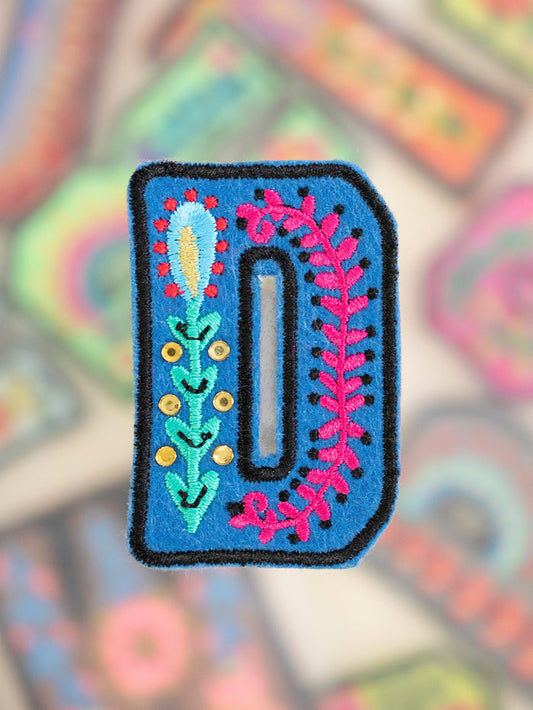 Stick-On Letter Patch - D-view 1