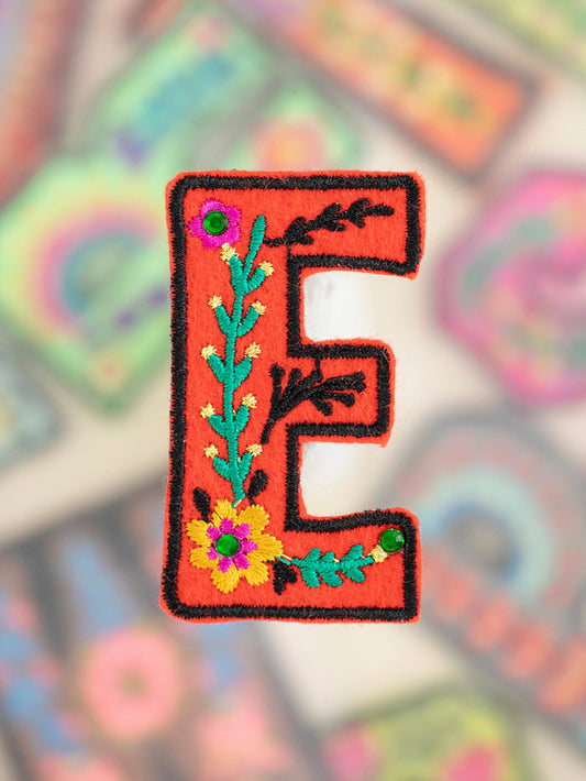 Stick-On Letter Patch - E-view 1