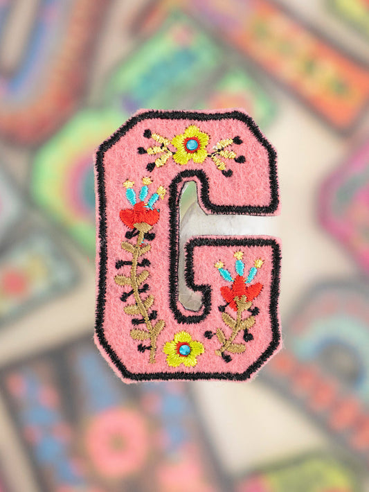 Stick-On Letter Patch - G-view 1