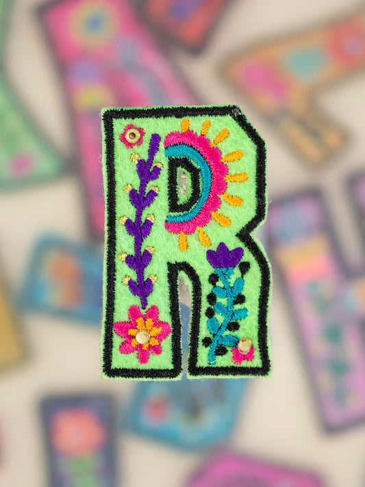 Stick-On Letter Patch - R-view 1