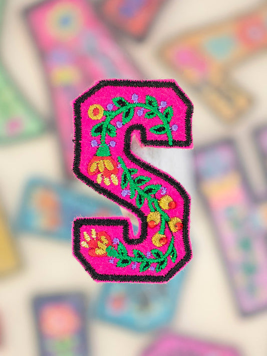 Stick-On Letter Patch - S-view 1