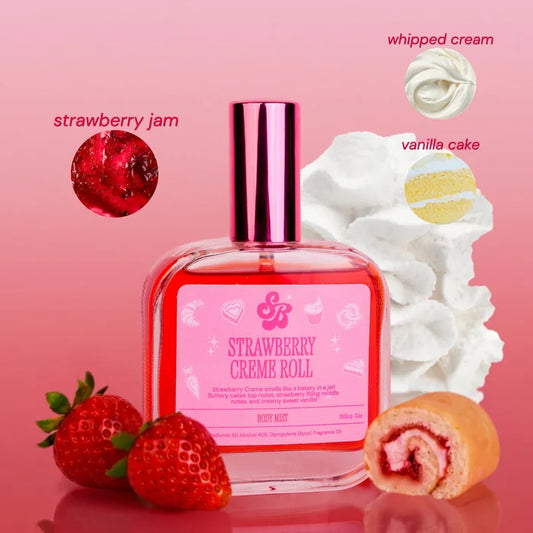 Strawberry Creme Roll - The Skincare Bakery