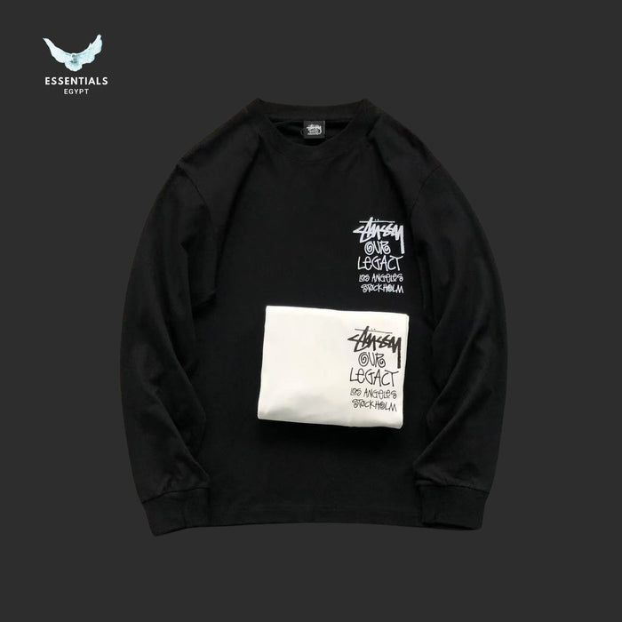 Stussy x Our Legacy Work Shop 8 Ball Yin Yang Pigment Dyed Sweatshirt