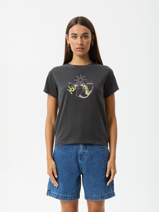 Sun Siren - Recycled Regular Tee | Stone Black-Image 1