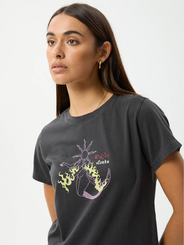 Sun Siren - Recycled Regular Tee | Stone Black-Image 5