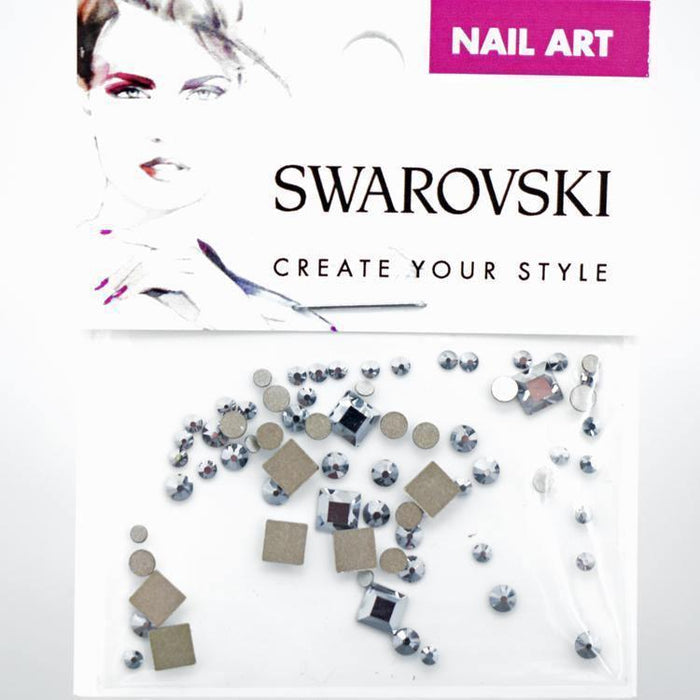 Swarovski Square Mix Pack - Light Chrome