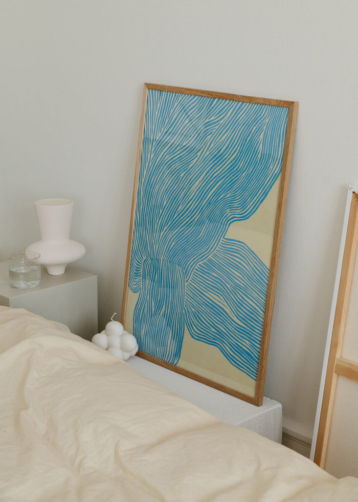 The Line - Blue by Rebecca Hein
