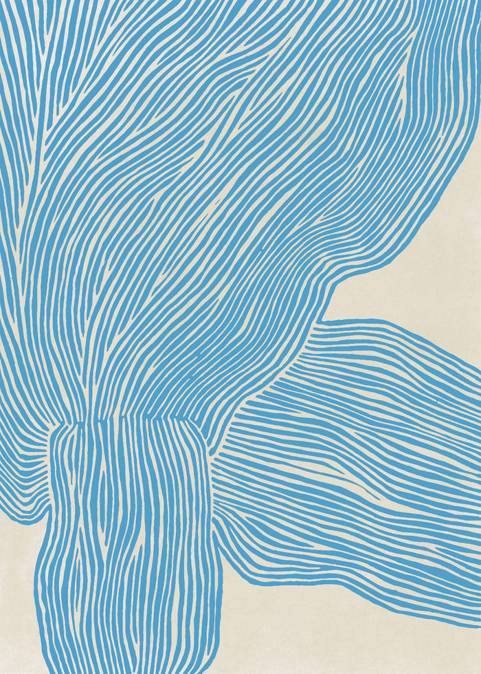 The Line - Blue by Rebecca Hein