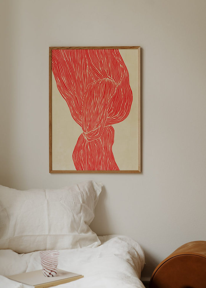 The Line - Red by Rebecca Hein
