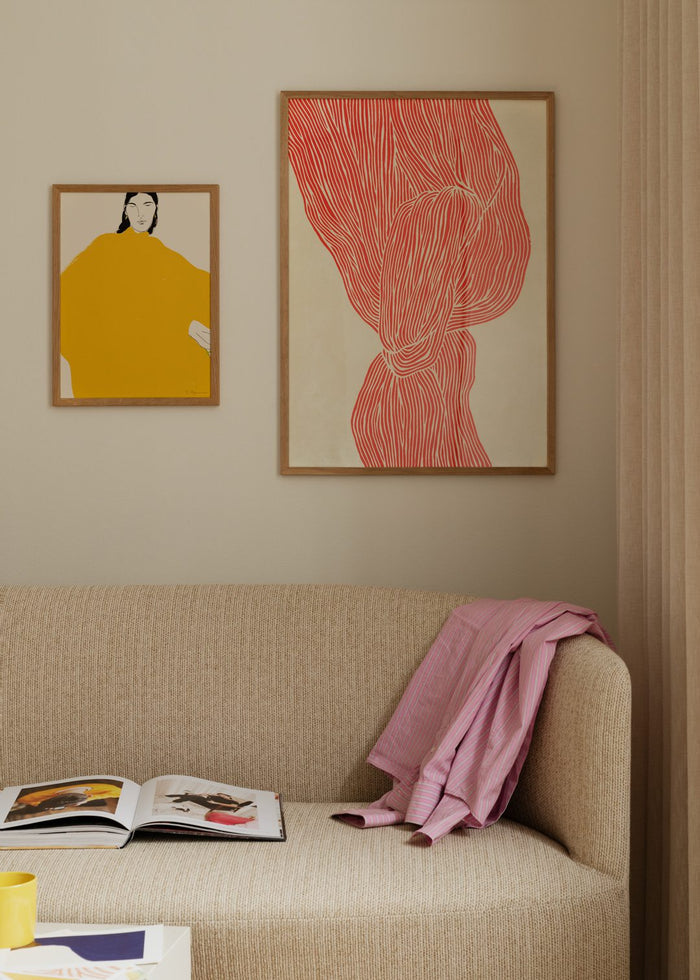 The Line - Red by Rebecca Hein