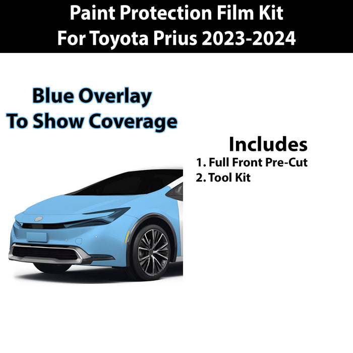 Precut Premium Paint Protection Film Clear Bra PPF Decal Film Kit Cover Fits Toyota Prius 2023 - 2024 - Bogar Tech Designs