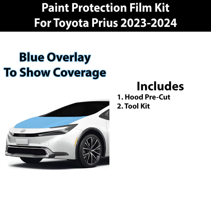 Precut Premium Paint Protection Film Clear Bra PPF Decal Film Kit Cover Fits Toyota Prius 2023 - 2024 - Bogar Tech Designs