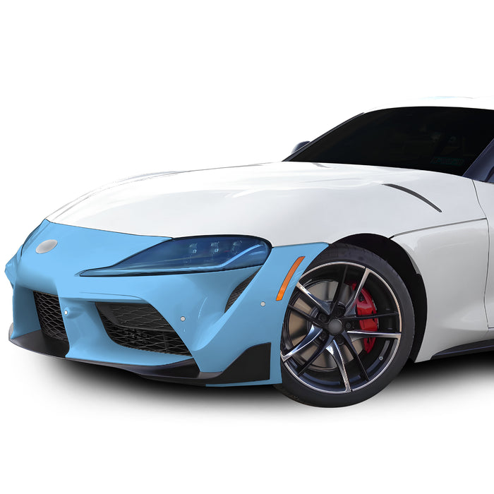 Fits Toyota Supra 2020+ Precut Premium Paint Protection Film Clear Bra PPF Decal Film Kit Coverage - Bogar Tech Designs