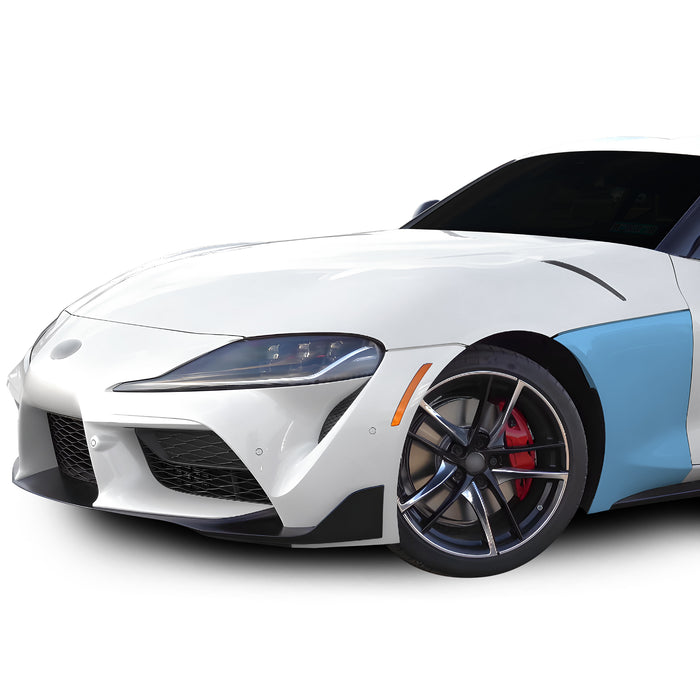 Fits Toyota Supra 2020+ Precut Premium Paint Protection Film Clear Bra PPF Decal Film Kit Coverage - Bogar Tech Designs
