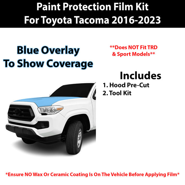 Fits Toyota Tacoma SR 2016 - 2023 Precut Premium Paint Protection Film Clear Bra PPF Decal Film Kit - Bogar Tech Designs