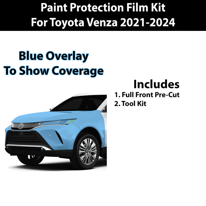 Precut Premium Paint Protection Film Clear Bra PPF Decal Film Kit Cover Fits Toyota Venza 2021 - 2024 - Bogar Tech Designs