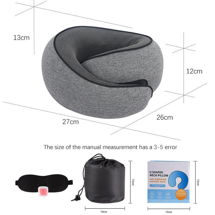 Travel Neck Pillow For Airplanes Offices And Cars Soft Neck Pillow For Traveling