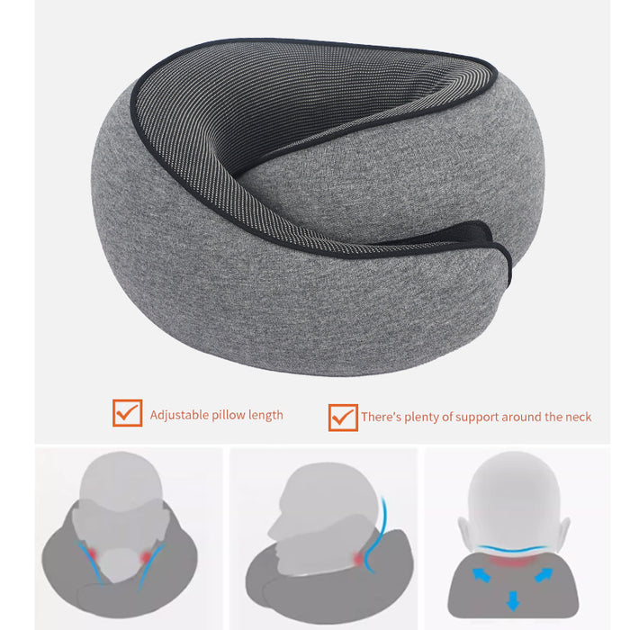 Travel Neck Pillow For Airplanes Offices And Cars Soft Neck Pillow For Traveling
