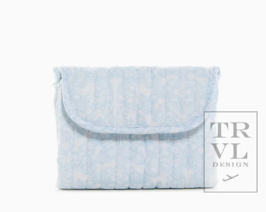 TRVL Design Quilted Changing Mat - Woodland Blue