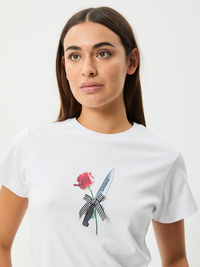 Valentine - Recycled Baby Tee | White-Image 4
