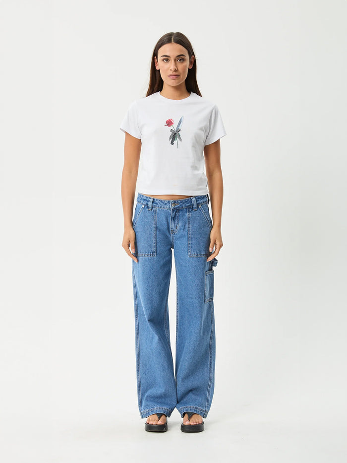 Valentine - Recycled Baby Tee | White-Image 6