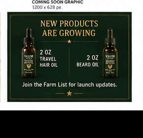 Valor Herb Co Double-Infused Rosemary Beard Oil Travel Size (2 oz)