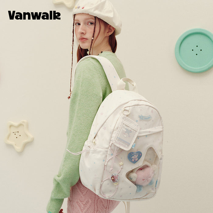 vanwalk Adorable Handmade Notebook House Series Backpack v3029
