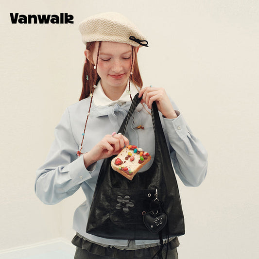 VANWALK Planner House Double-Sided Tote Bag/Shoulder Bag v3026