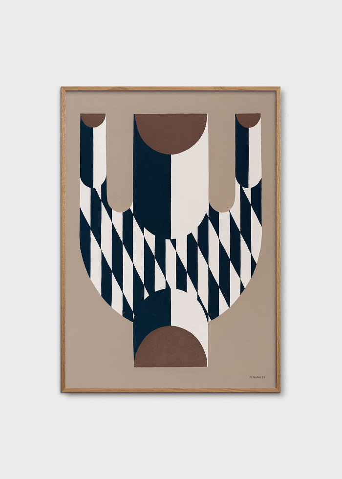 Vase with Diagonal Pattern by Studio Paradissi