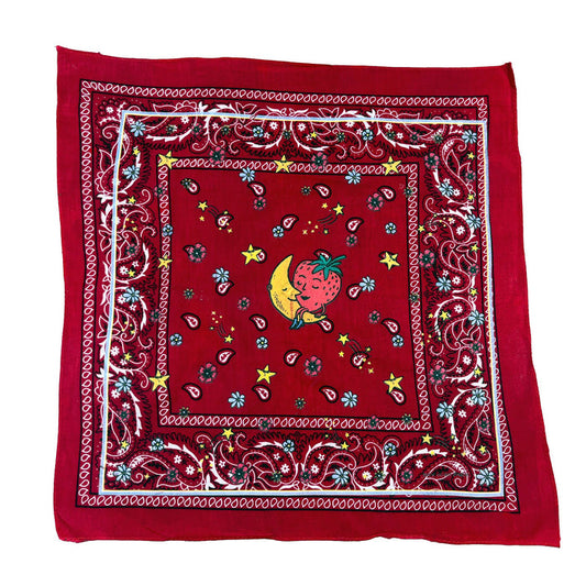 Vintage Bandana Bandanas VINTAGE Red