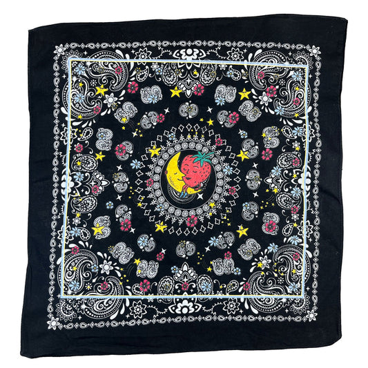 Vintage Bandana Bandanas VINTAGE Black