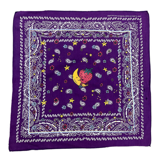 Vintage Bandana Bandanas VINTAGE Purple