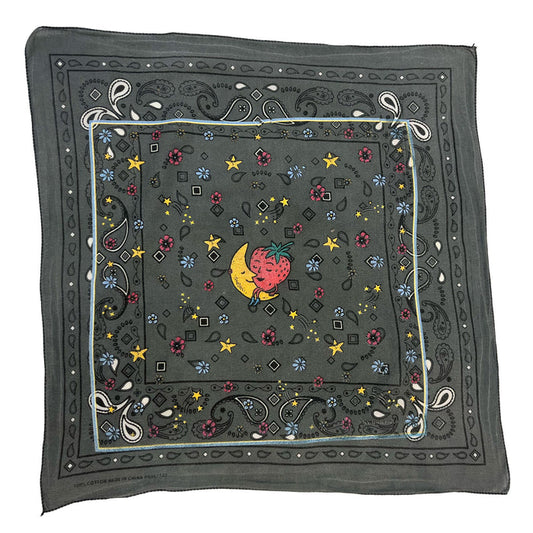 Vintage Bandana Bandanas VINTAGE Grey