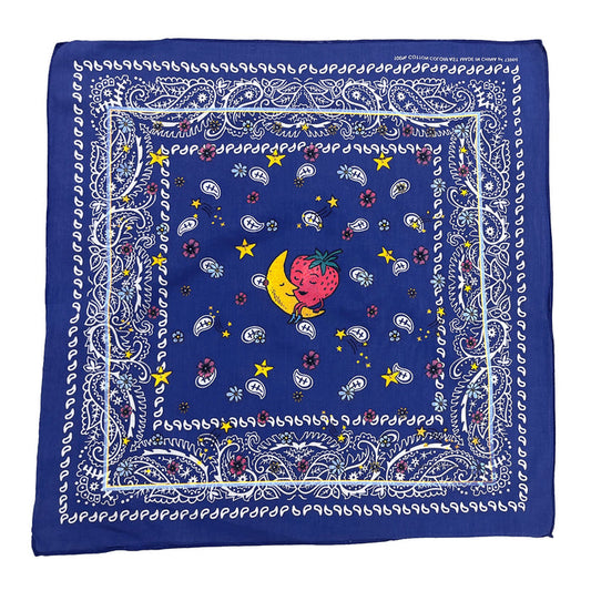 Vintage Bandana Bandanas VINTAGE Blue