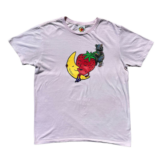 Vintage Strawberry Moon Overprint Tee-Shirt T-Shirts Sky High Farm Goods