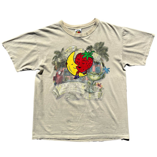 Vintage Strawberry Moon Overprint Tee-Shirt T-Shirts Sky High Farm Goods