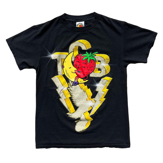 Vintage Strawberry Moon Overprint Tee-Shirt T-Shirts Sky High Farm Goods