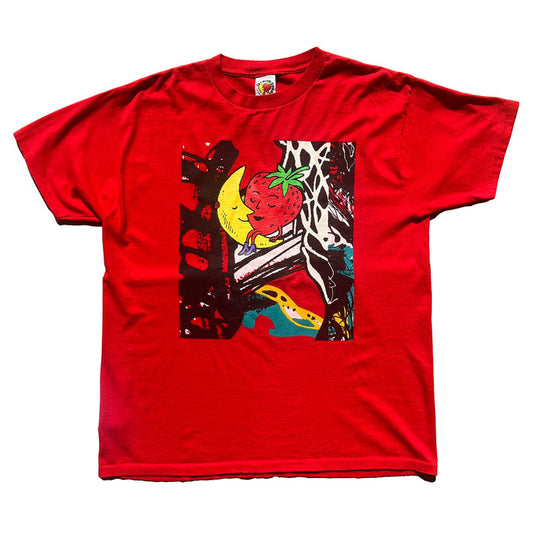 Vintage Strawberry Moon Overprint Tee-Shirt T-Shirts Sky High Farm Goods