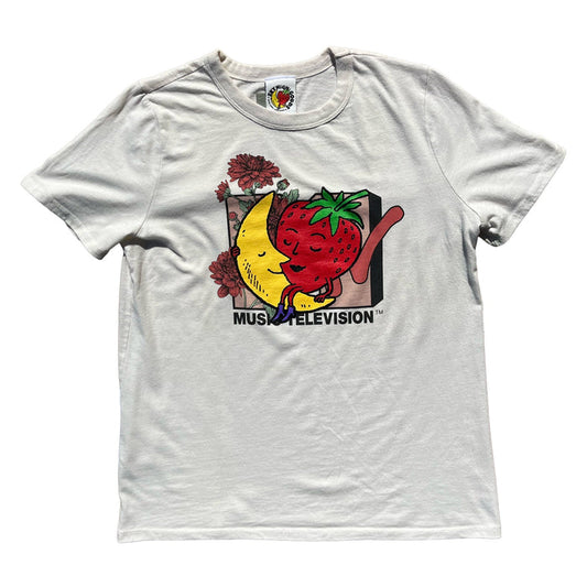 Vintage Strawberry Moon Overprint Tee-Shirt T-Shirts Sky High Farm Goods