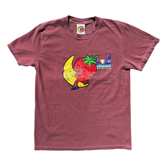 Vintage Strawberry Moon Overprint Tee-Shirt T-Shirts Sky High Farm Goods