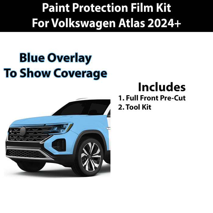 Precut Premium Paint Protection Film Clear Bra PPF Decal Film Kit Cover Fits Volkswagen Atlas 2024 2025 - Bogar Tech Designs